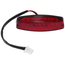 ATV 12V 3-draads remlicht, stoplicht, kentekenplaatverlichting, achterlicht, rood, compatibel met ATV,