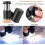 Mini microscopio tascabile 60X con lente d'ingrandimento per gioiellieri e luce LED UV - A 4