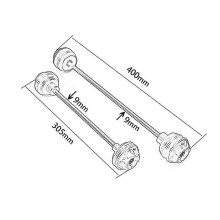 Motorcycle Modified Front Rear Wheel Rod Axle Kit Anti-Fall Protection Ball for BMW S1000RR HP4/S1000R Anti-Fall Block C