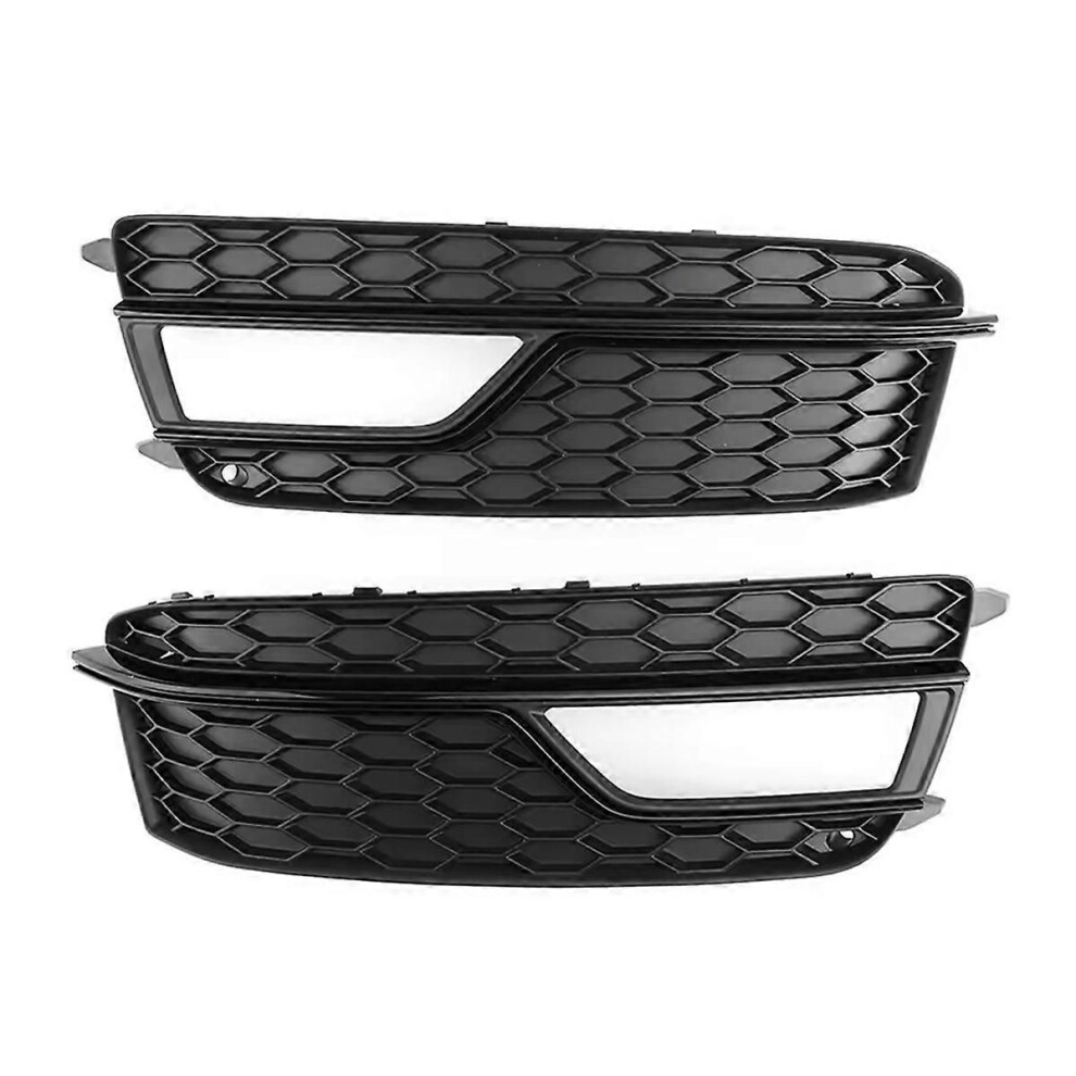 Fog Grilles Cover Front Bumper Grill For A5 S5 2013 - 2017 8T0807681k 8T0807682k Light 9152359339711