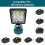 LED Work Light Flashlight compatible for 18V Li-Ion Battery Flood Lamp 4