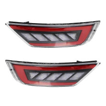 2Pcs LED Rear Bumper Reflector Light for Ford Focus 2 MK2 Hatchback Ecosport Escape Kuga 2009-2020 Rear Signal Fog Lamp