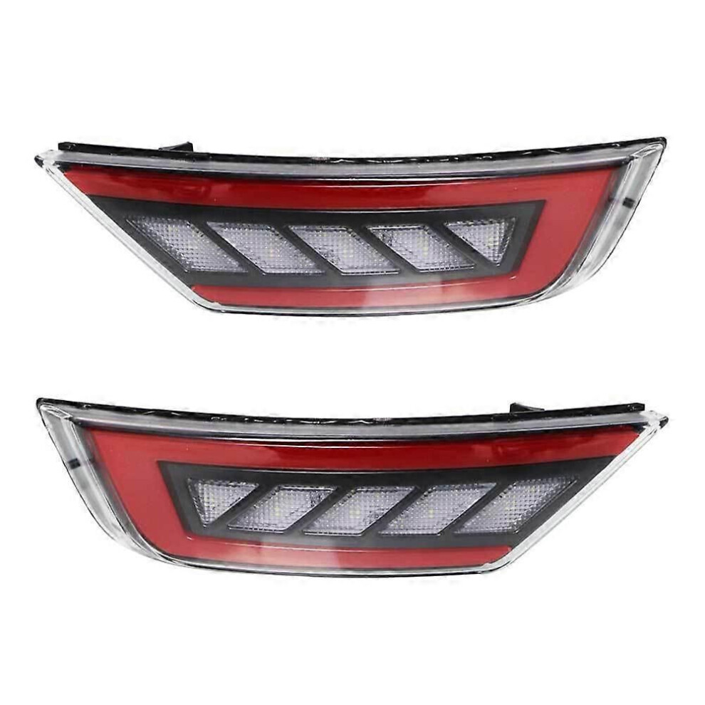 2Pcs Led Rear Bumper Reflector For Ford Focus 2 Mk2 Hatchback Ecosport Escape Kuga 2009-2020 Rear Signal Fog Lamp Light 9152359345965