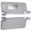 Pair Interior Sunvisor Sun Visor Fit for Honda Civic 1996-2001 2