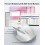 TeckNet TECKNET Bluetooth Mouse, Wireless Mouse with Thumb Scroll, White 2
