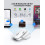 TeckNet TECKNET Bluetooth Mouse, Wireless Mouse with Thumb Scroll, White 3
