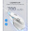 TeckNet TECKNET Bluetooth Mouse, Wireless Mouse with Thumb Scroll, White 5