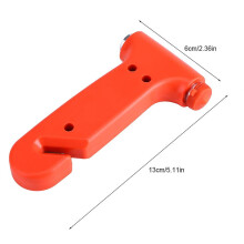 Martillo de seguridad, herramienta de rescate de emergencia, rompeventanas de coche, cortador de cinturones