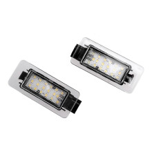 Auto LED-kentekenplaatverlichting wit licht 265108990E compatibel met Nissan Serena C27 2016-2018