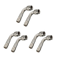 Adaptador extensor de válvula de neumático de 6 pulgadas para motocicleta y automóvil, extensor de vástago