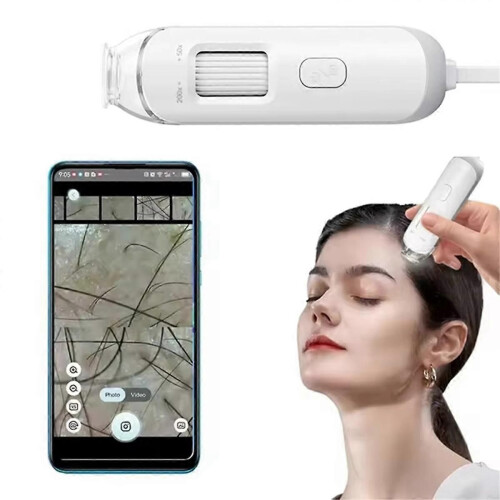 Electron Dermatoscope Scalp Camera Detection Professional Skin Analyzer Machine Digital Microscope P 1