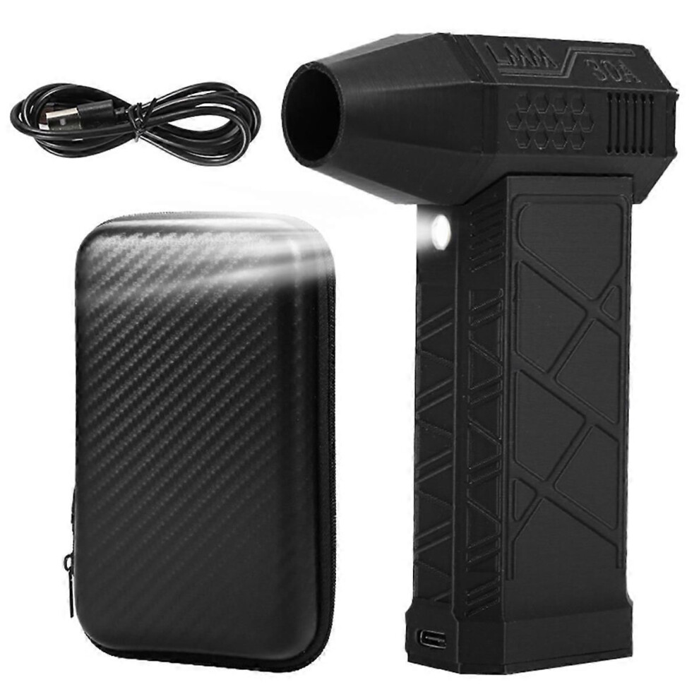 Fan Electric Air Duster Air Blower 130000Rpm 52M/S Car Computer Cleaning Tool With Light 9152359346641