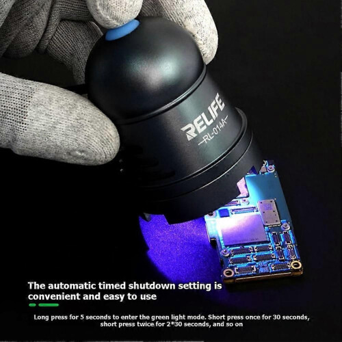 RELIFE RL-014A Φώτα σκλήρυνσης UV USB LED υψηλής ισχύος T6 Μωβ φως σκλ 2
