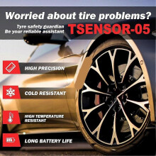 LAUNCH X431 TSENSOR-05 TPMS Sensor 315MHz/433MHz Dual Frequency Screw-in Adjustable Angle Metal OE-Sensor