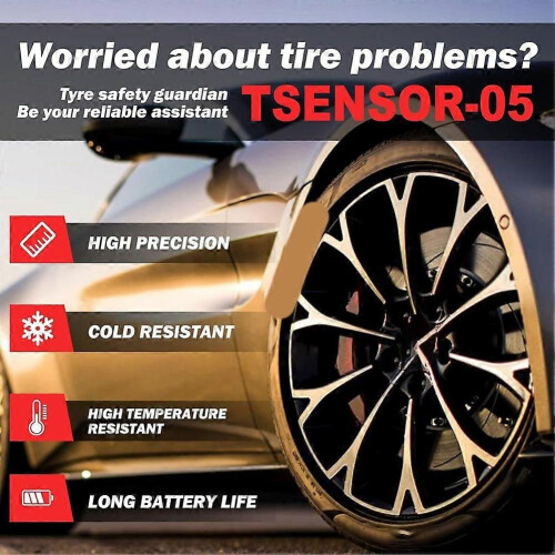 LAUNCH X431 TSENSOR-05 TPMS Sensor 315MHz/433MHz Dual Frequency Screw-in Adjustable Angle Metal OE-Sensor