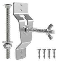 Kit de soportes de rueda de repuesto para montaje en pared, compatible con remolques y remolques cerrados.