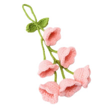 Car Hanging Accessories Car Bellflower Hand Knitted Car Pendant B