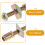 10Pcs Metal Bed Frame Joint Connector Kit Golden Bed Hardware Set 4