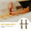 10Pcs Metal Bed Frame Joint Connector Kit Golden Bed Hardware Set 5