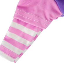 Apte à PoupéE Fille à Manches Longues 18 Pouces VêTements de PoupéE Fille Habiller Tricolore CrèMe GlacéE Robe et Pantalon