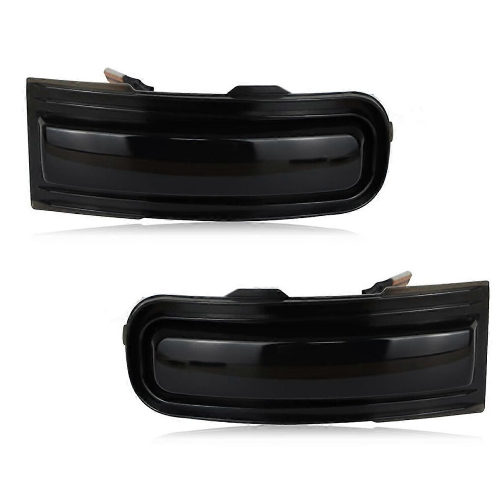 Smoked Lens Sequential Led Side Mirror Marker Lights For 2015-2022 Turn Signal Indicator Amber 9152359347273