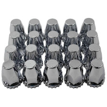 33mm Plastic Threaded Nut Cover Flange for Semi-Trailer Truck Hub Guide Wheel Trailer Passenger Car