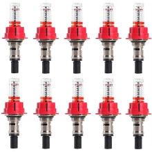 10 Pcs Underfloor Heating Manifold Flow Meter, Visual Flow Monitoring Regulator for Underfloor Heating Systems(1/2)