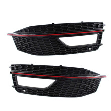 1 Paar Nebelscheinwerferrahmen-Grill im Sport-Stil Nebelscheinwerferabdeckung für A4 S4 13-15 Dekorative