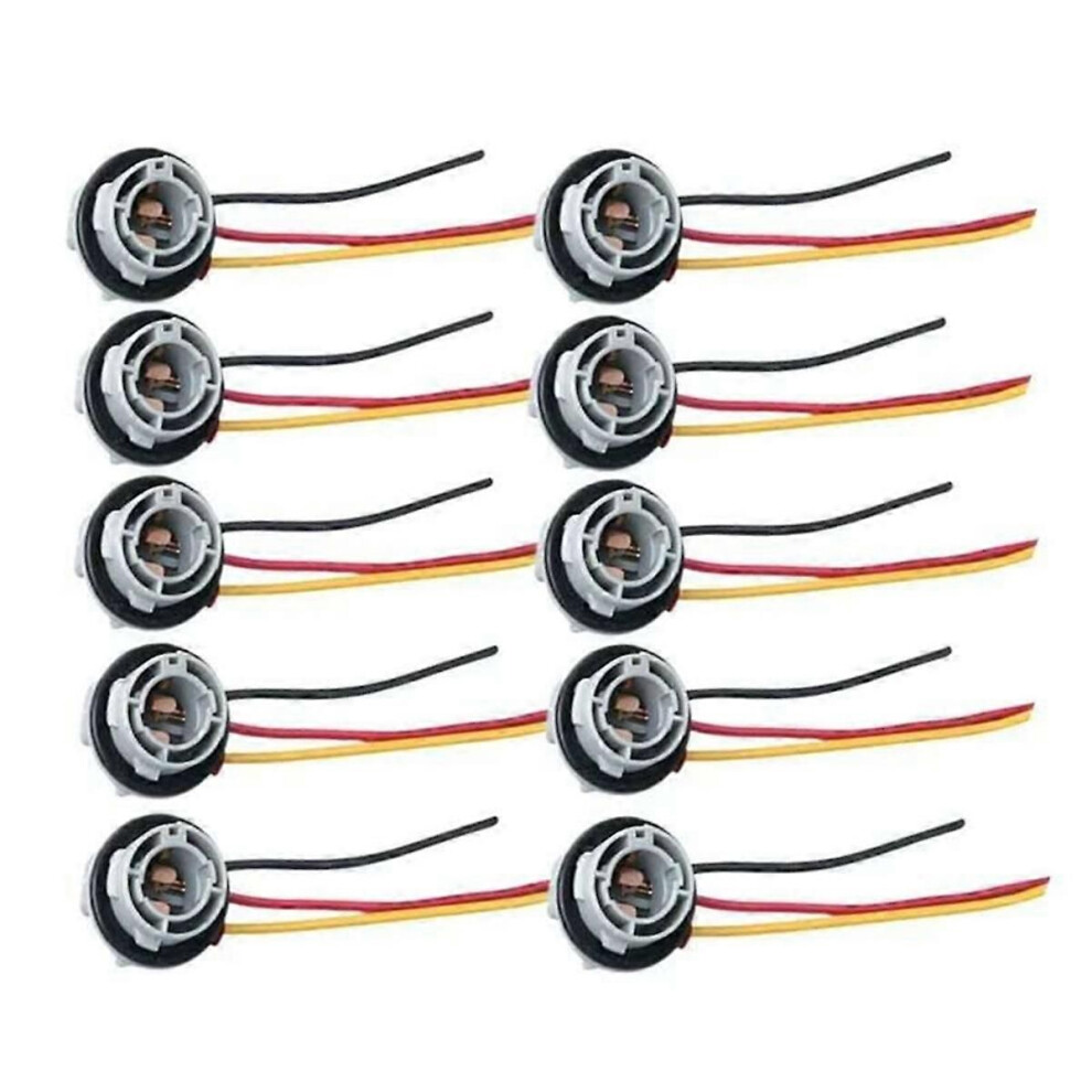 10Pcs 1157 Bay15d Lamp Holder Bulbs Adapter Base Socket Connector Plastic For Turn Signal Headlight 9152359347877