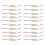 20pcs SMD LED Module Lighting IP67 Waterproof 3 LED Back Lights DC12V 1.5W Mirror Light Led Module 1