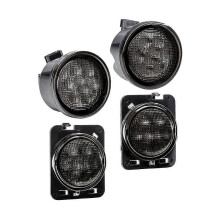 Set mit getönten Blinkern und Seitenmarkierungsleuchten für Jeep Wrangler JK 2007-2017 (LED-Blinkerzubehör)