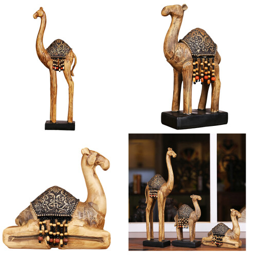 Kamelen Beeldjes Decors Hars Kamelen Standbeelden Decoratieve-A 2
