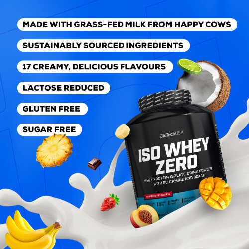 BioTechUSA Iso Whey Zero | Premium Whey Protein Isolate | Grass-Fed | Enzyme-Fre 2
