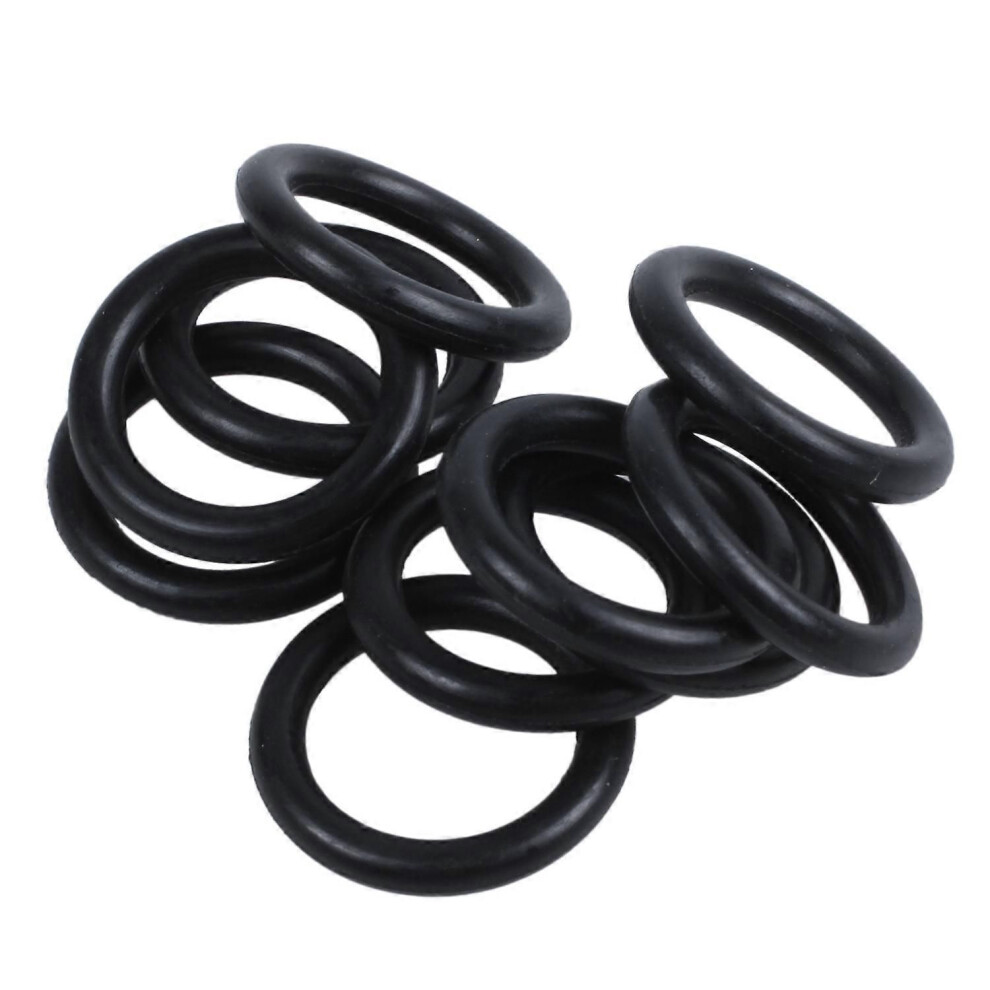 10 Pcs Black Rubber Oil Seal O-Rings Seals Washers 9152359485777