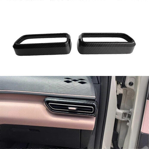 2PCS Interior Dashboard Air Vent AC Outlet Covers for 2