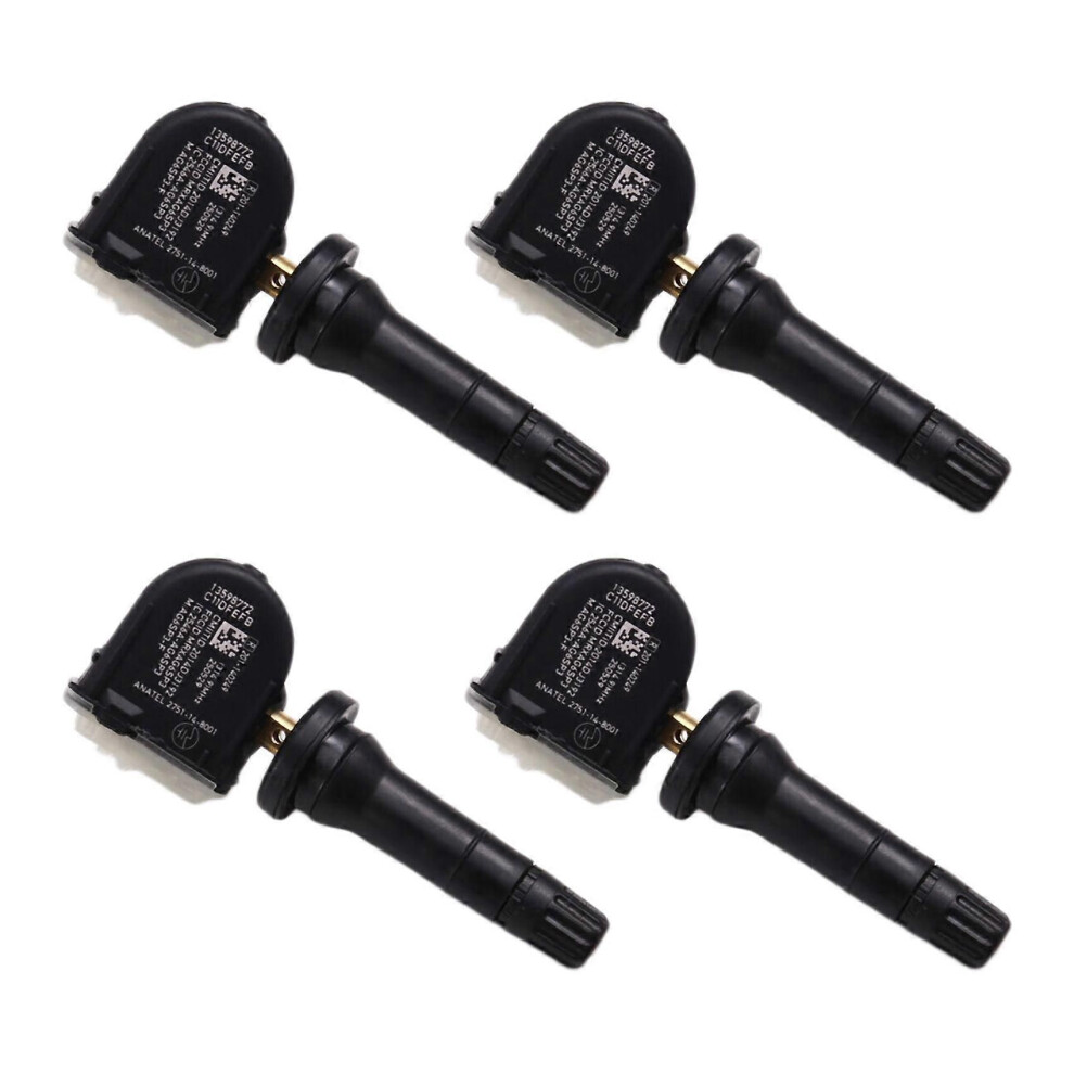4Pcs 13540601 13598772 315Mhz Tpms Tire Pressure Sensor For Cadillac Ats Cts Chevrolet Equinox Silverado Gmc Sierra 9152359370363