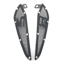 Motorcycle Fuel Tank Air Intake Mesh Inlet Decorative Guard Cover for YAMAHA MT03 MT-03 2020 2021 Black