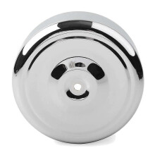 Chrome 7Inch Round Ripple Air Cleaner Cover for Harley Touring Softail Dyna FL FX FXST FLST FXR XL FXD FLT 1971-1992