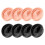 Pack of 4 Silicone Cup Lid Seals Replacement for-light pink 2