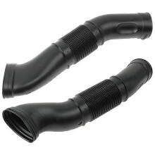 Juego de mangueras de admisión de aire izquierda y derecha, compatibles con MERCEDES W215 W220 S430