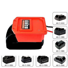 Car Jump Starter Car Booster with 3 Fuses for Milwaukee 18V Battery Adapter Emergency Booster Starting Device