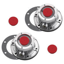 Tapas de buje para remolque 343-4024 compatibles con Stemco, tapa de buje de aluminio compatible con