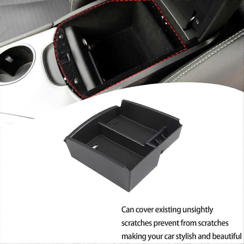 Center Console Organizer Armrest Storage Box Tray compatible for Q50 2
