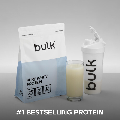Bulk Pure Whey Protein Powder, Vanilla, 1kg 1