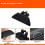 Car Console Lid Armrest Box Panel Switch compatible for White 4