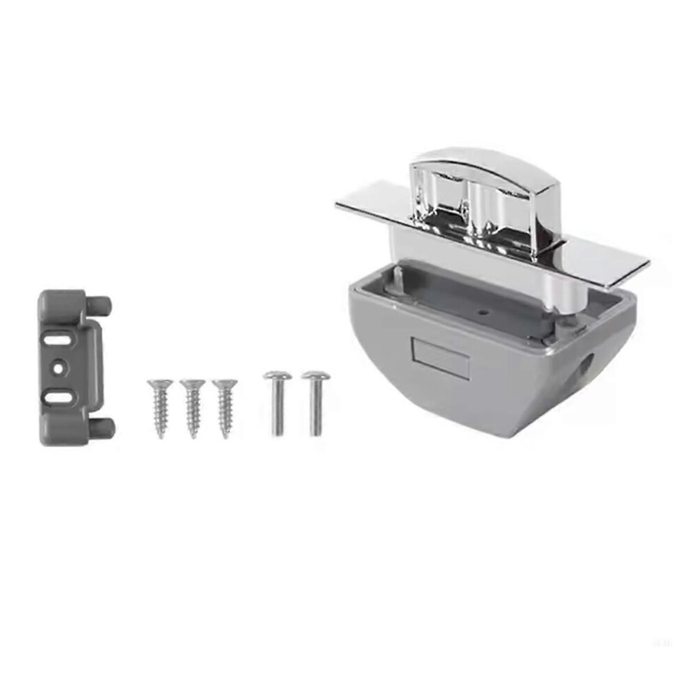 Keyless Rvs Push Cabinet Locks Metal Push Button Campers Cupboard Knob Rvs Parts Latches Catches For 9152359411936