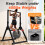 WATBKHE Power Tower Pull Up Dip Station Foldable, Pull Up Bar Station Adjustable, Multi-Function Home Gym, Strength Training Fitness Equipment (Black) 2