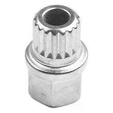 Anti-theft Wheel Lock Nut 1pc 20x28mm 33/17PT 120Nm Removal Tool Silver Car Accessories
