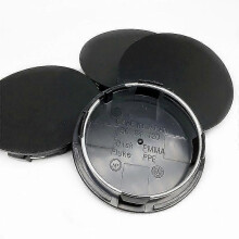 4pcs 70mm Black Wheel Center Caps No Logo 56.24.120 5624120 Hub Rims Cover