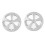 2PC 16Inch Car Wheel Cover Hub Cap Replacement for Prius 12-15 1